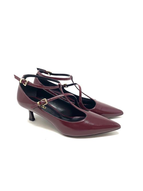 Décolleté donna doppio cinturino IL LACCIO | W056VERLUXBORDEAUX